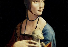Leonardo da Vinci, Portret damy z gronostajem (photo)